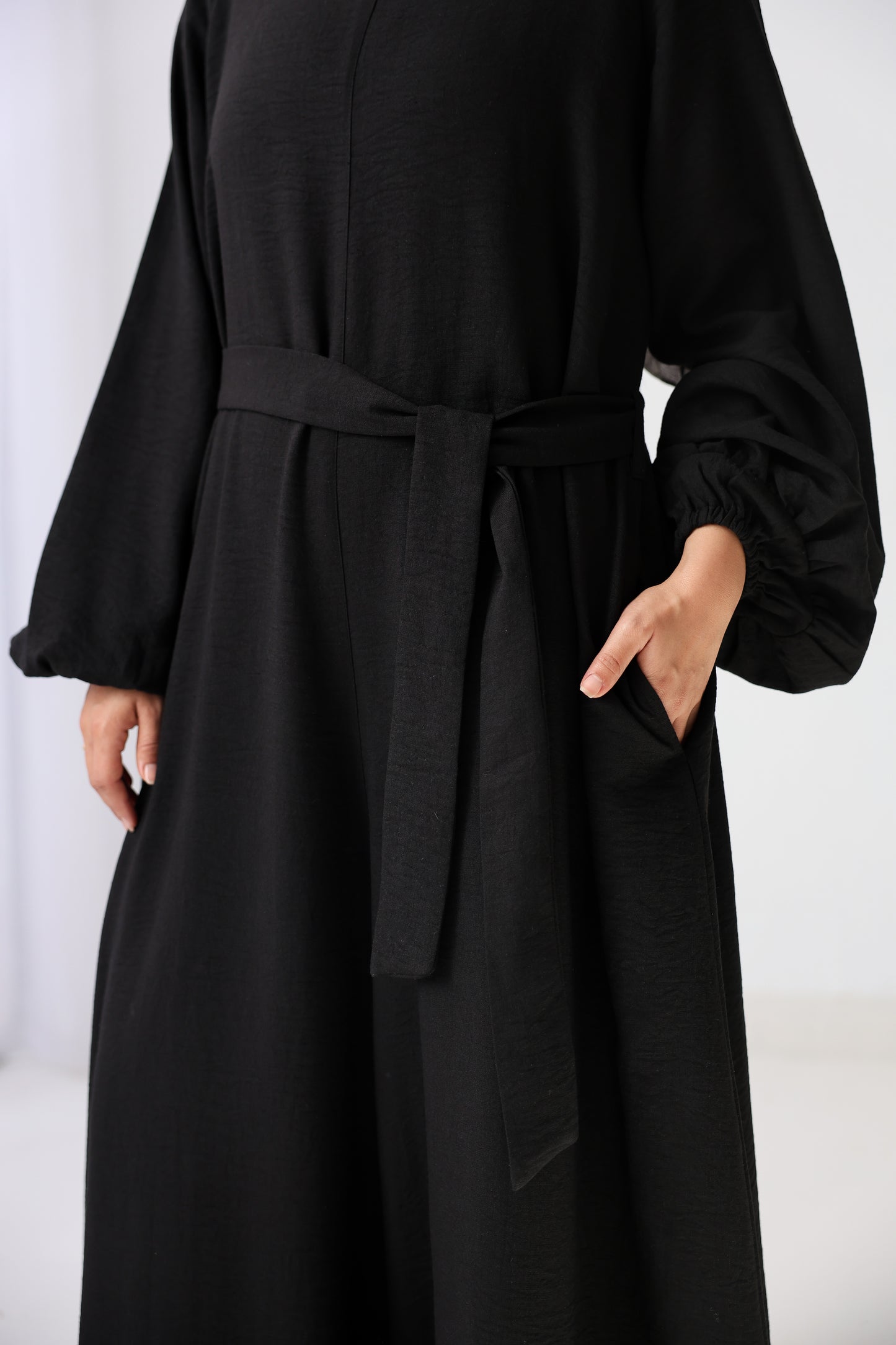 Linea Linen Jumpsuit - Black