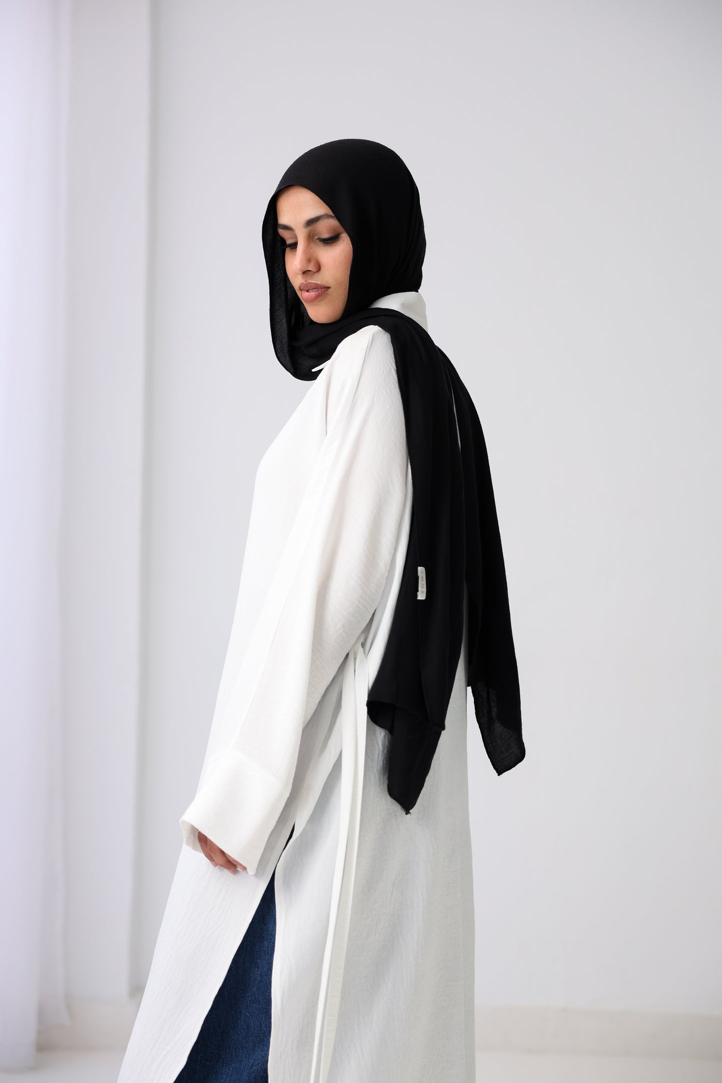 Long Slits Shirt - White