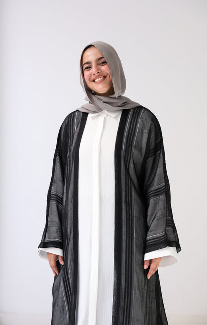 Edgy Edit Cardigan - Black