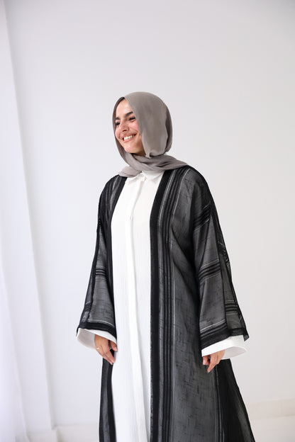 Edgy Edit Cardigan - Black