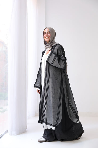 Edgy Edit Cardigan - Black