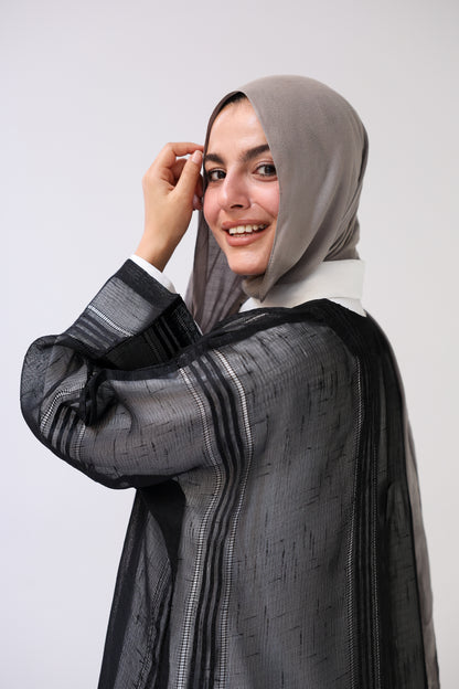 Edgy Edit Cardigan - Black