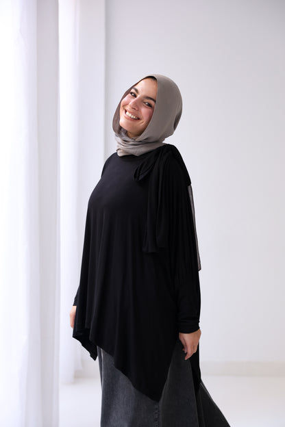 Belle Bow Tee - Black