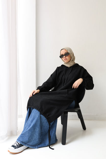 Bloom Hood Top - Black