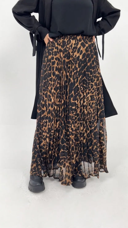 Pleats Perfection - Leopard