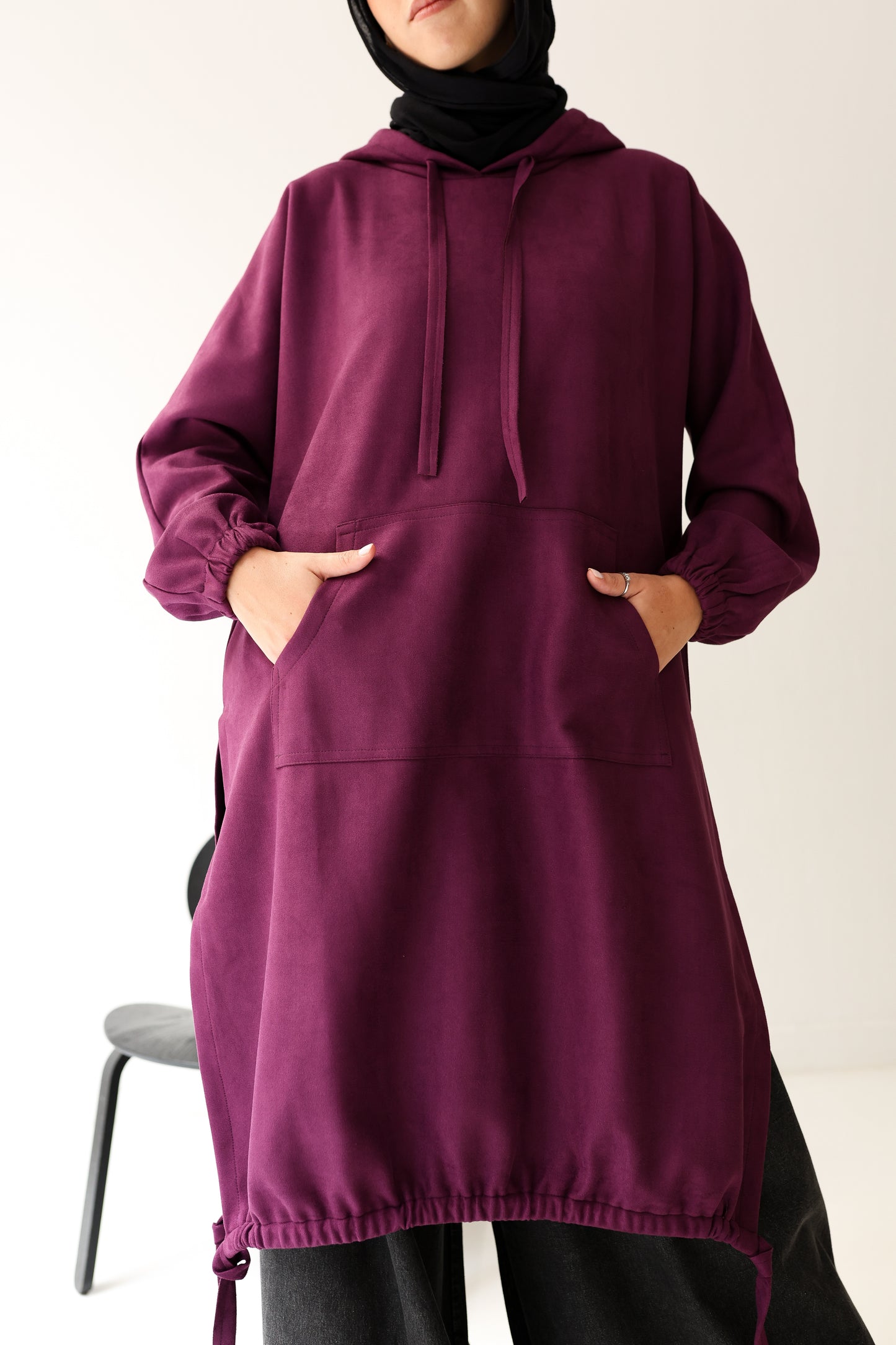 Bloom Hood Top - Purple