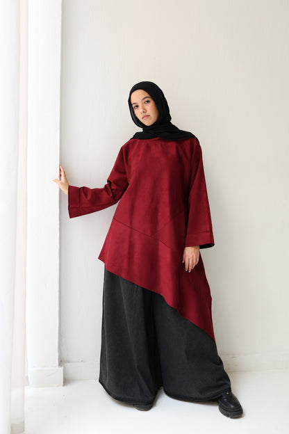 Timeless twist top - Burgundy