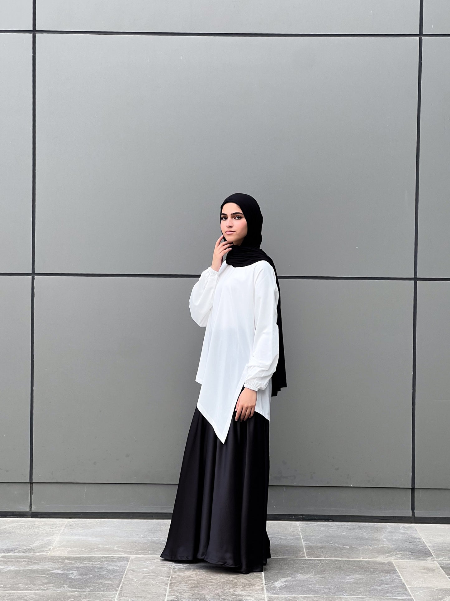 Silk Cloche Pants- Black