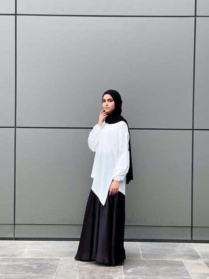 Silk Cloche Pants- Black