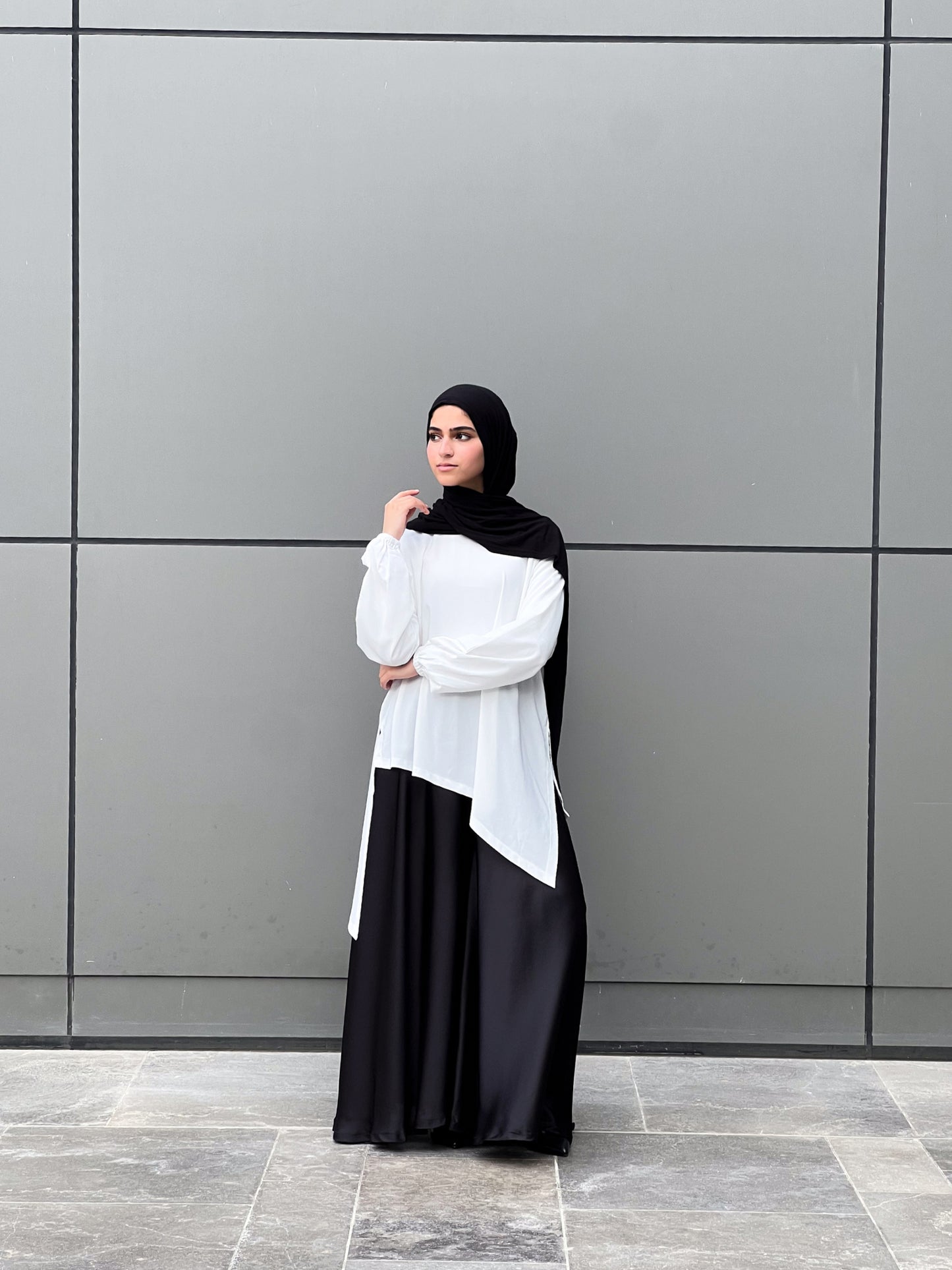 Silk Cloche Pants- Black