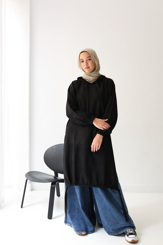 Bloom Hood Top - Black