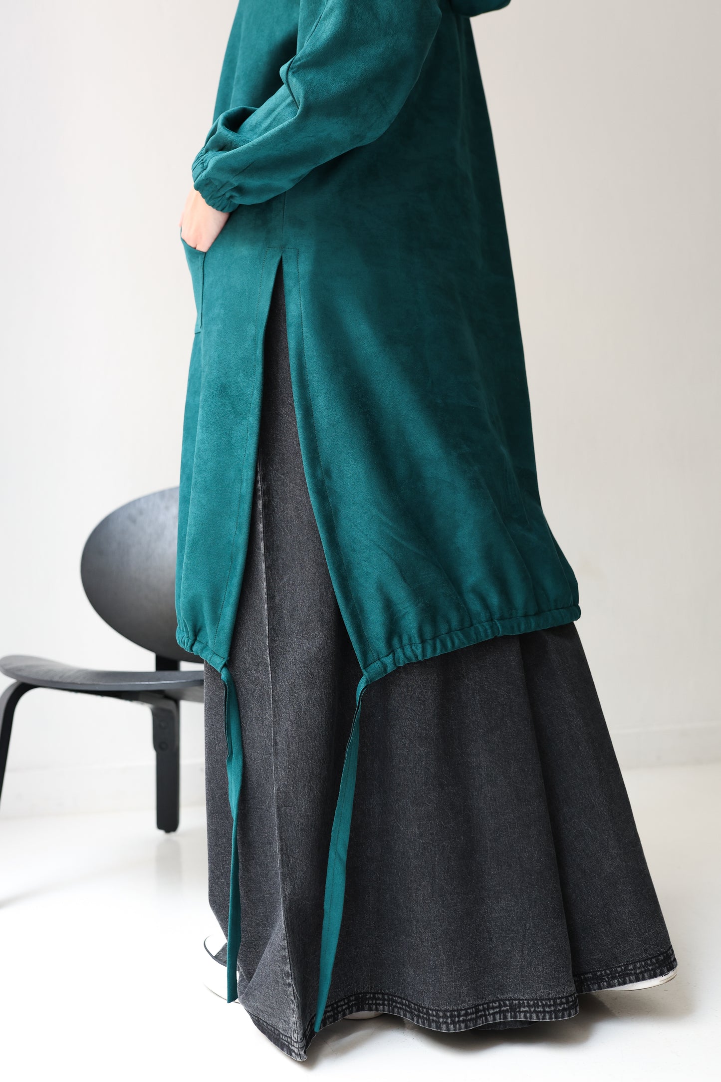 Bloom Hood Top - Green