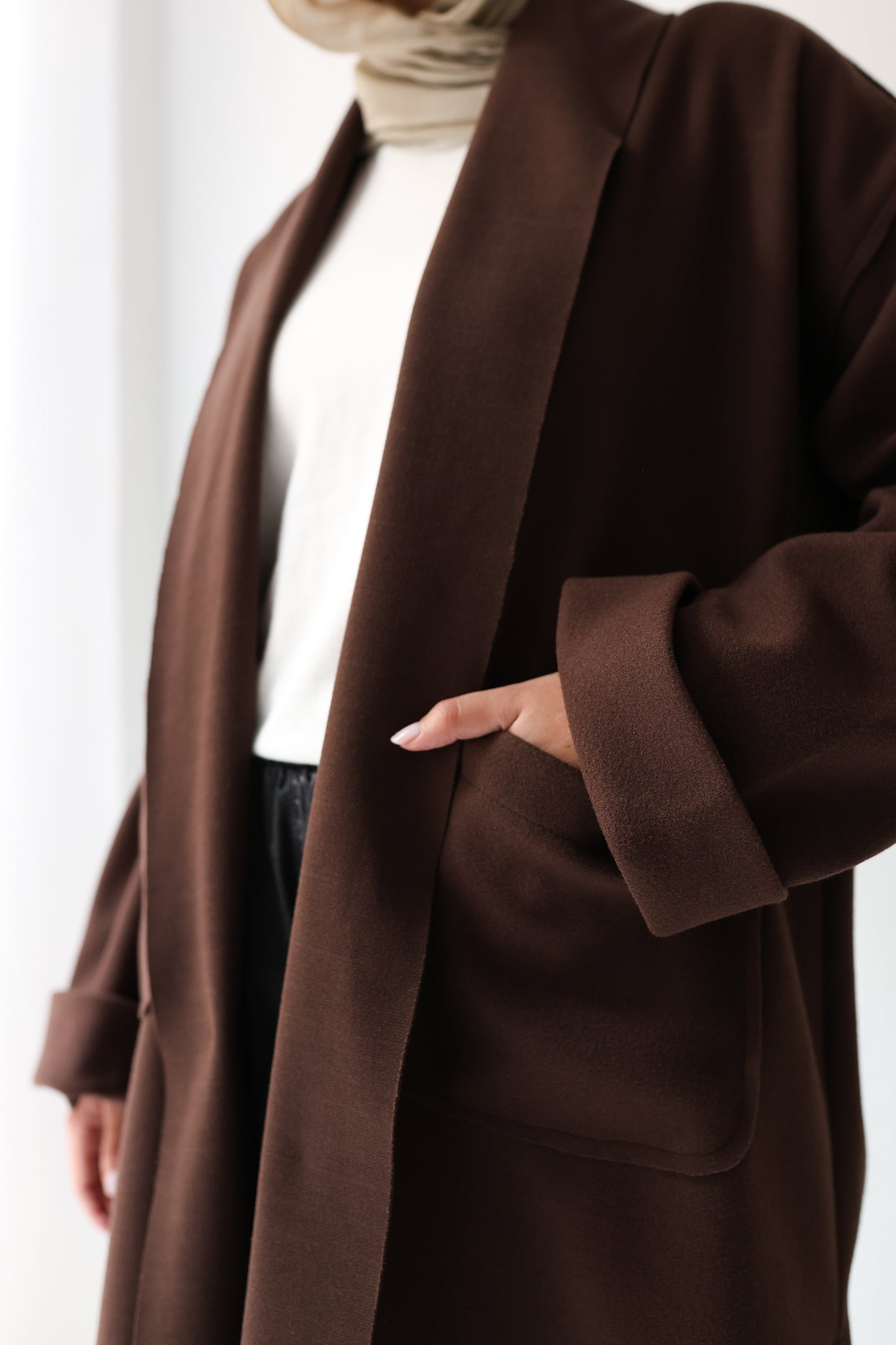 Humble Halo Coat - chocolate