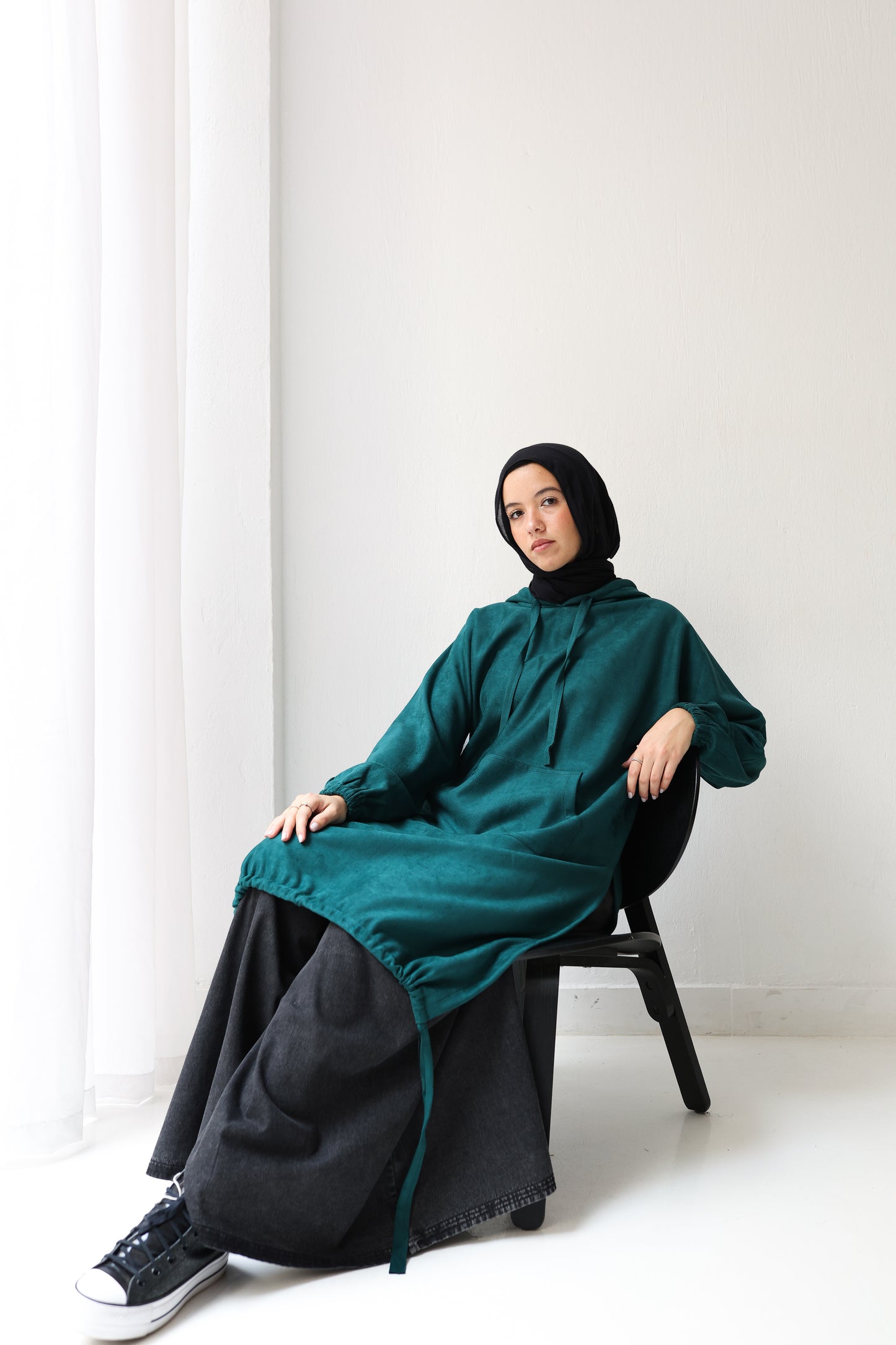 Bloom Hood Top - Green