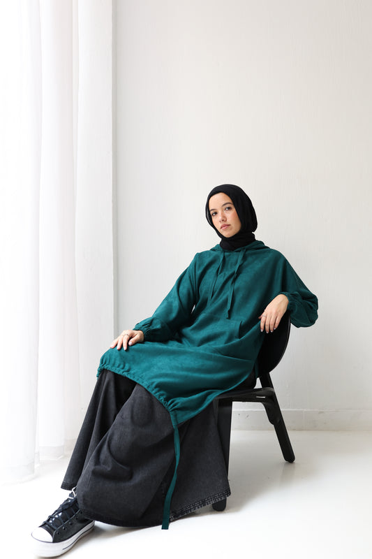 Bloom Hood Top - Green