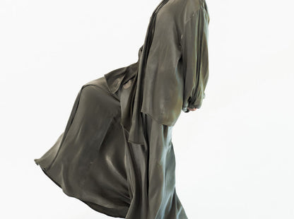 Big Bow Shimmery Set -Olive