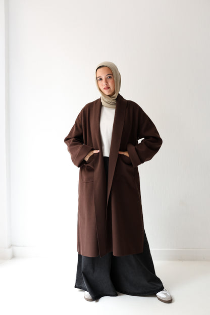 Humble Halo Coat - chocolate