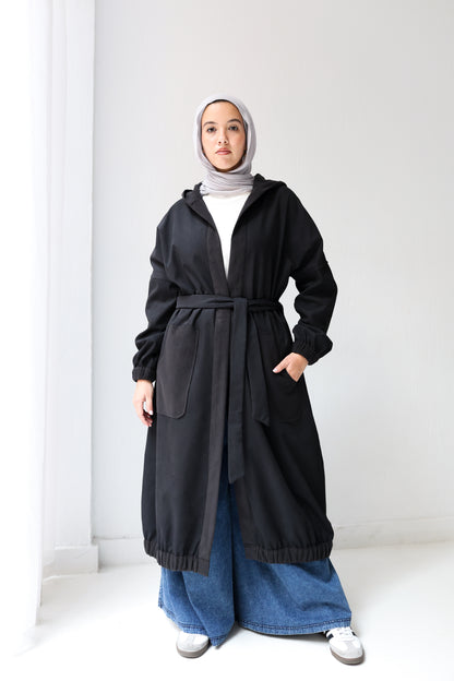 Cozy Cove Cardigan - Black