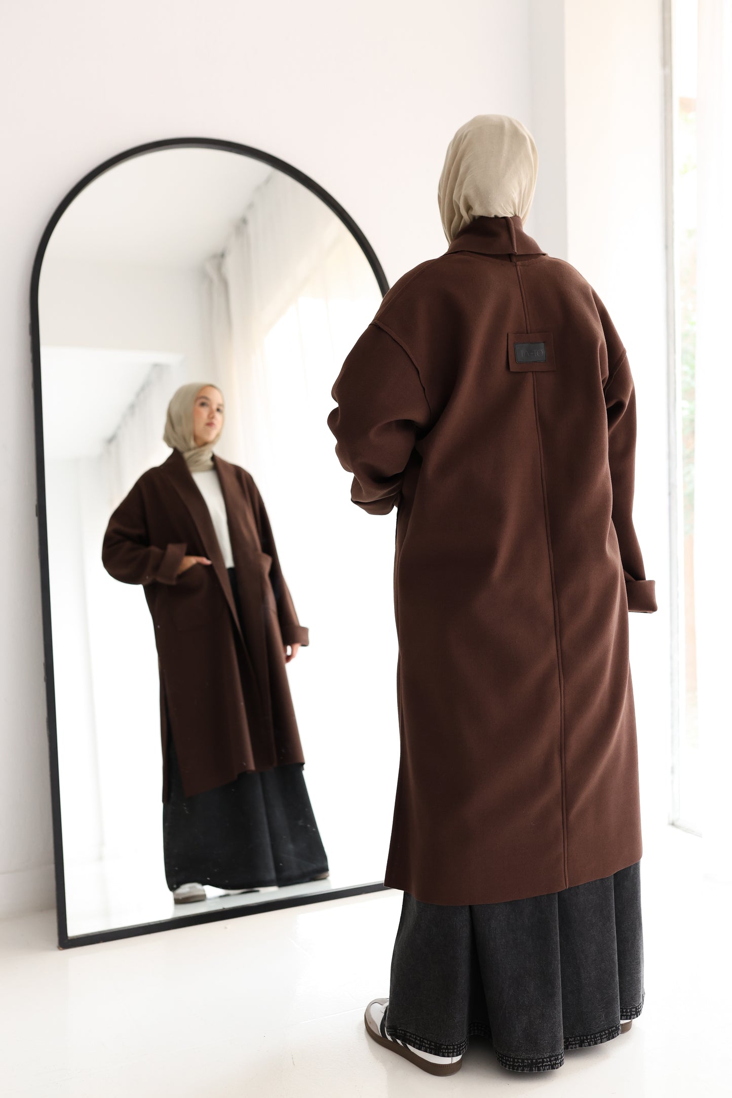 Humble Halo Coat - chocolate