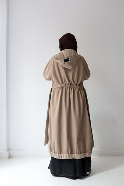 Cozy Cove Cardigan - café