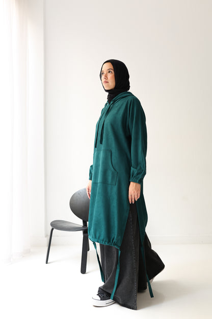 Bloom Hood Top - Green