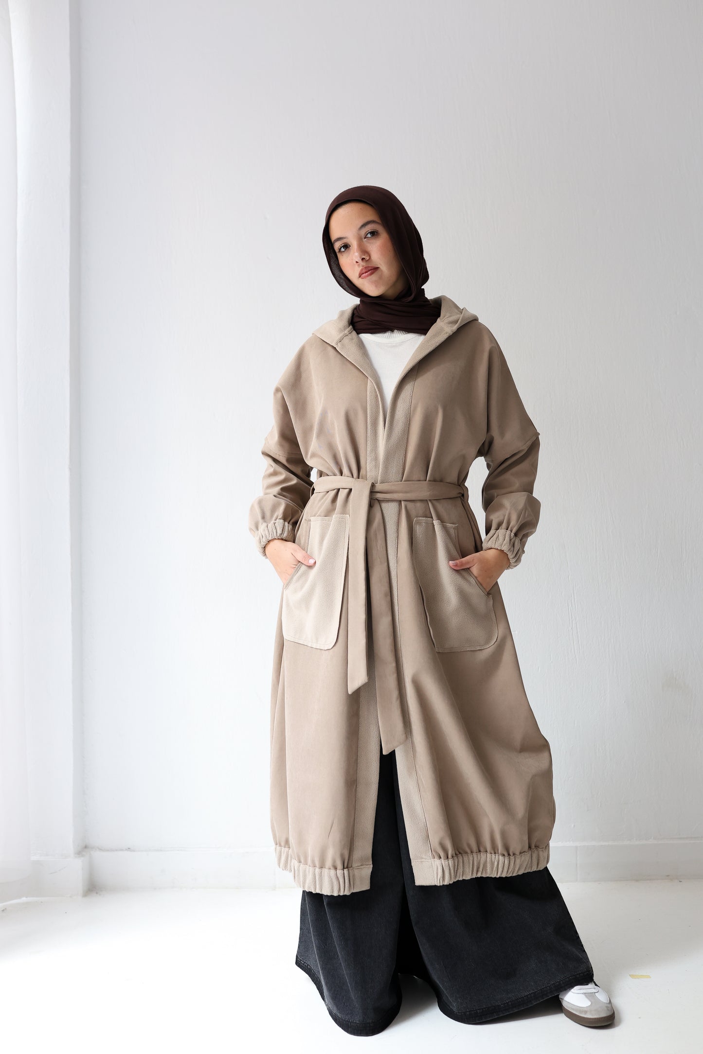 Cozy Cove Cardigan - café