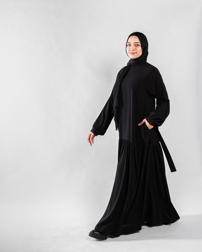 Layers Abaya Dress