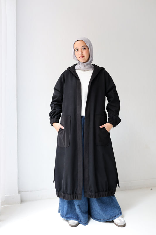 Cozy Cove Cardigan - Black