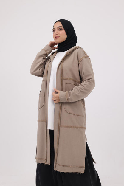 Casual Cuddle Cardigan - Beige