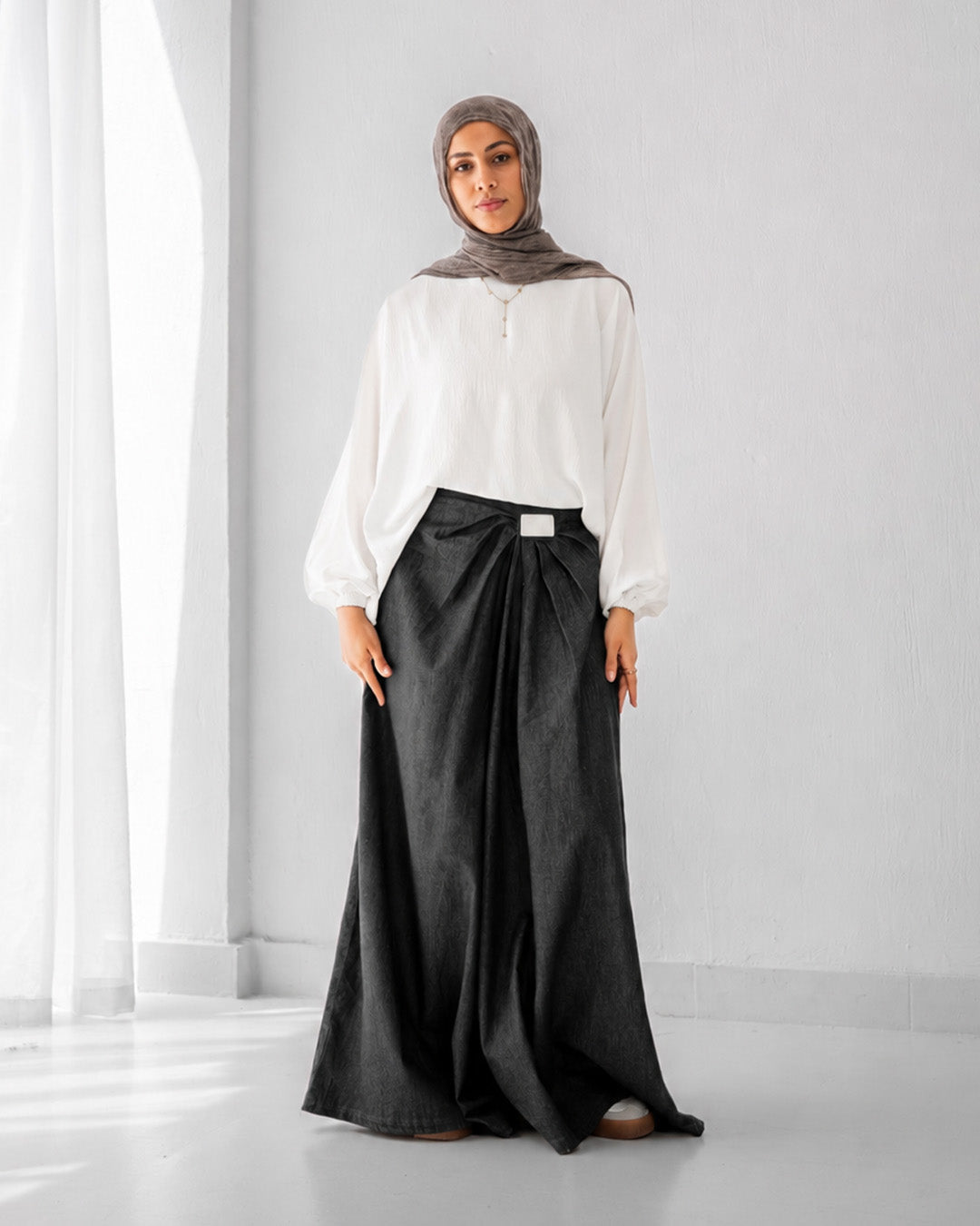 Denim Drape - Black