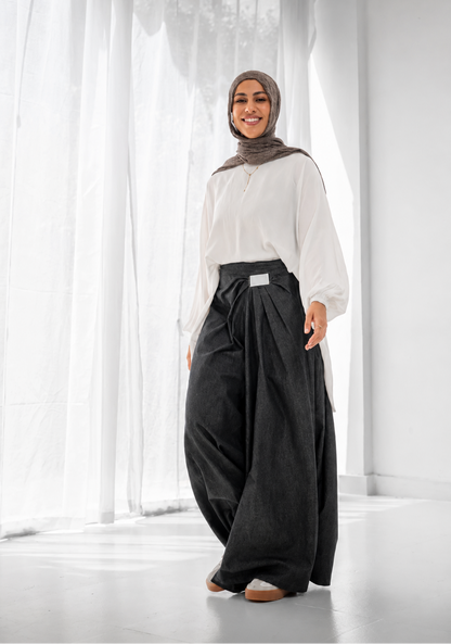 Denim Drape - Grey