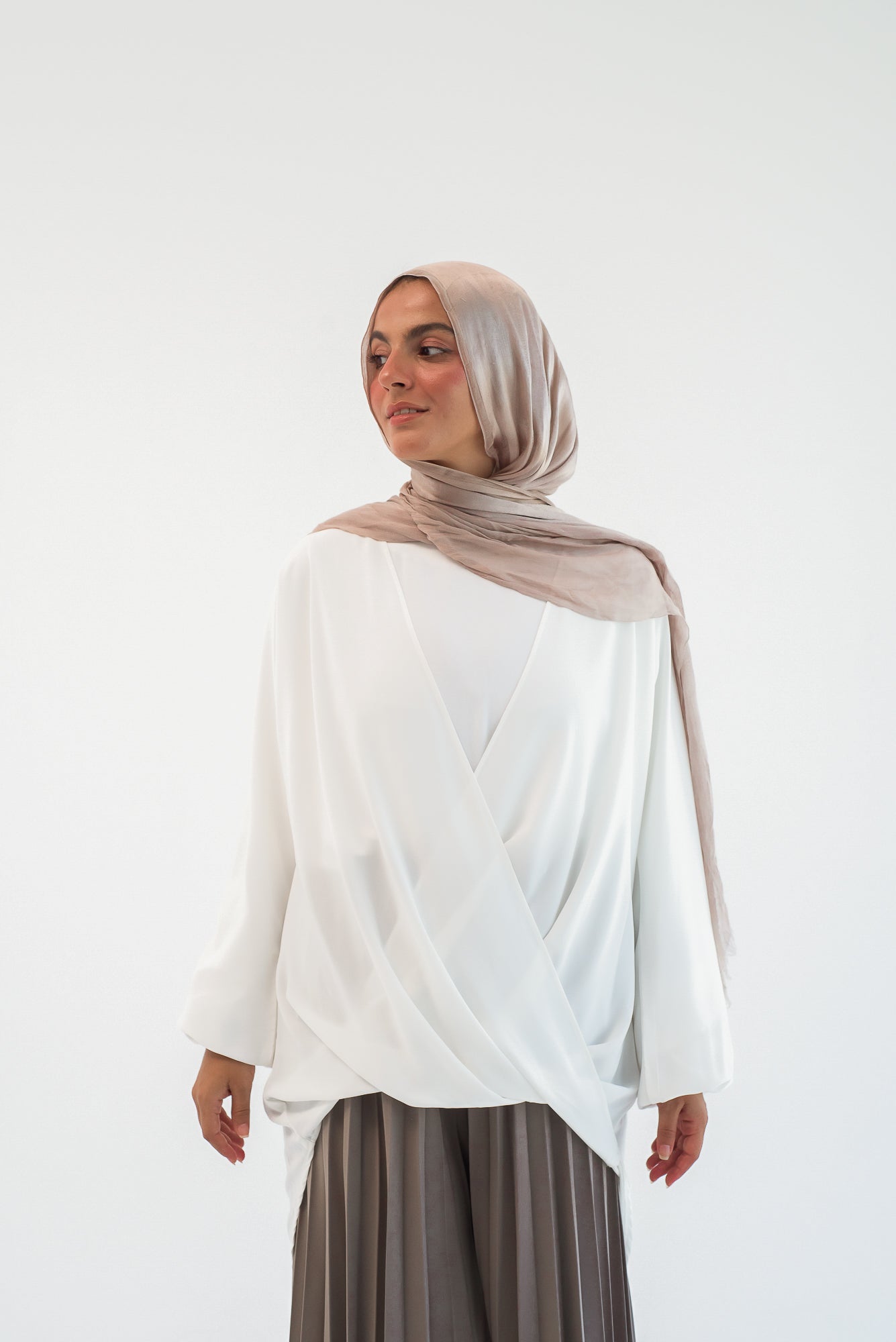 Criss Cross top - White