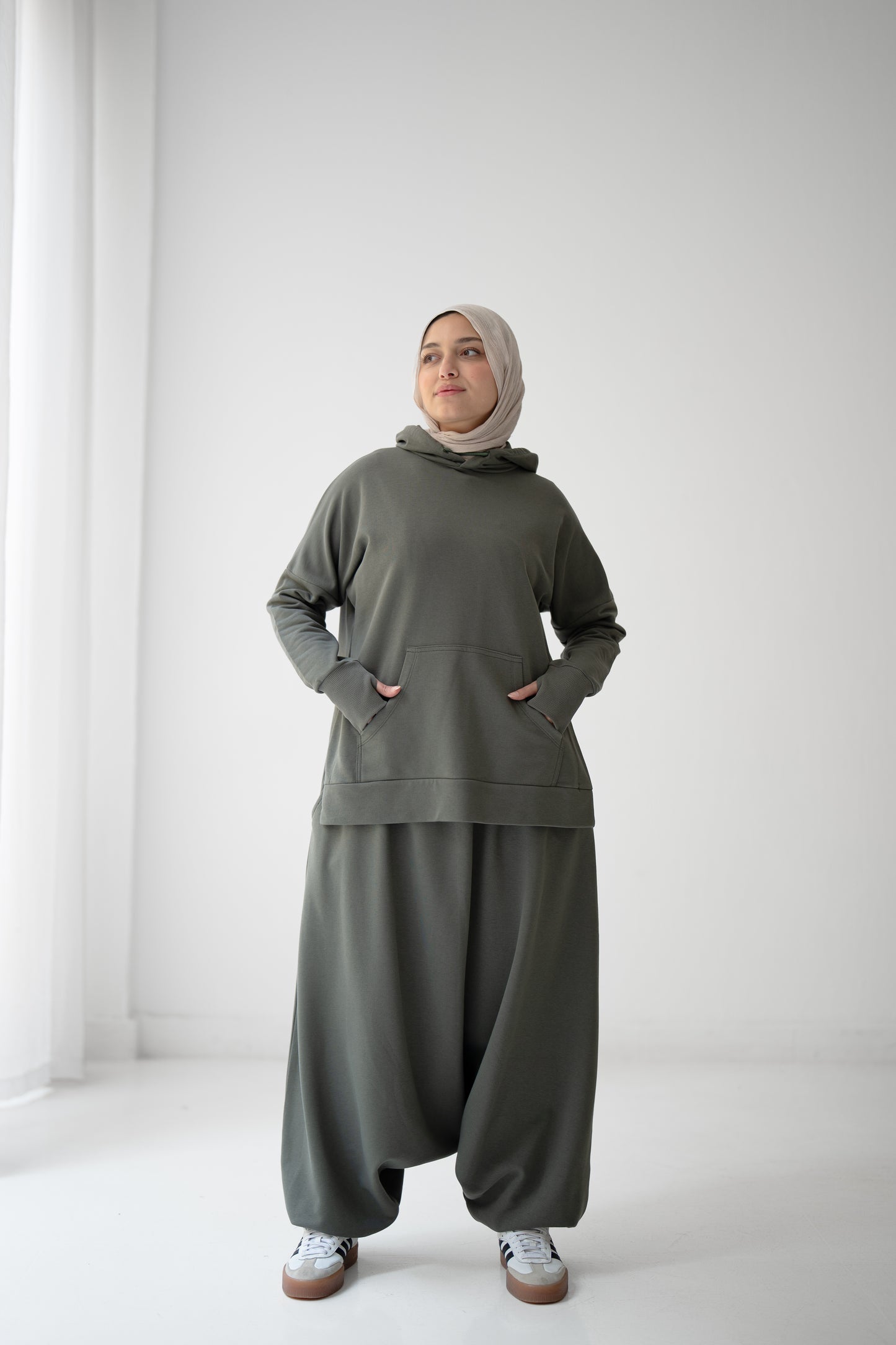Comfy Casual Set - Olive