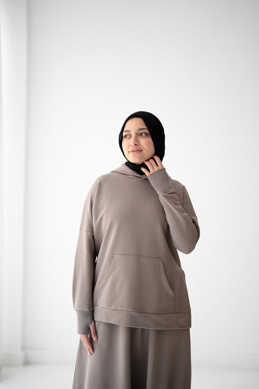 Comfy Casual Set - Greige