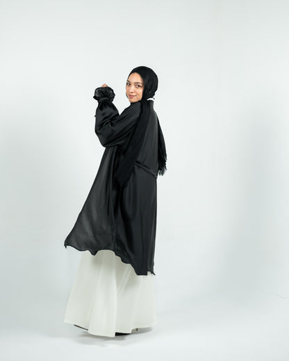 Silk Cardigan - Black