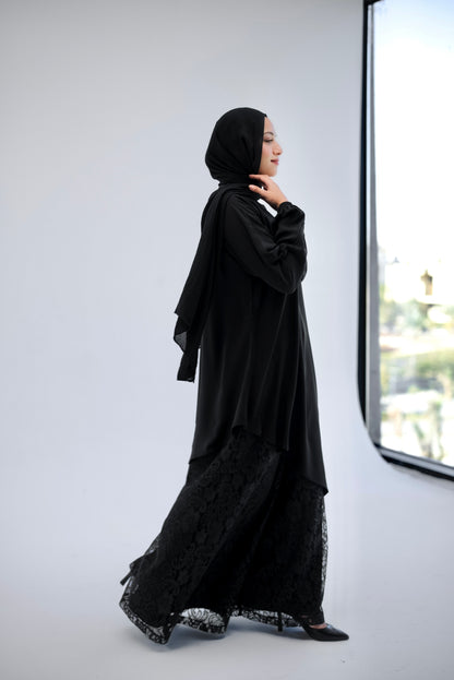 Long Asymmetric Top - Black