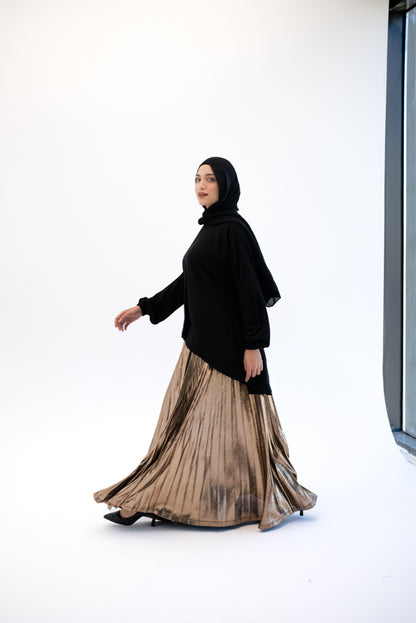 Shimmery Skirt - Rose Gold