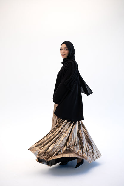 Shimmery Skirt - Rose Gold