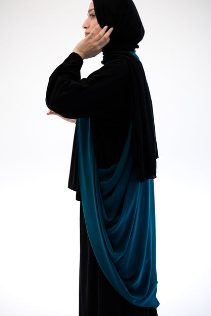 Draped Chiffon Cardigan - Tael