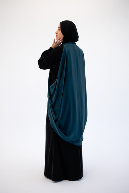 Draped Chiffon Cardigan - Tael