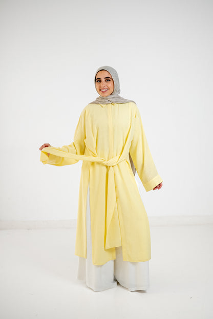 Multi Slits Shirt - Butter Cream