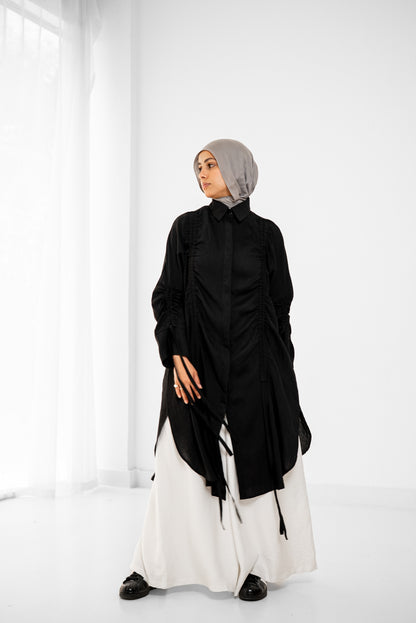 Drape Shirt - Black