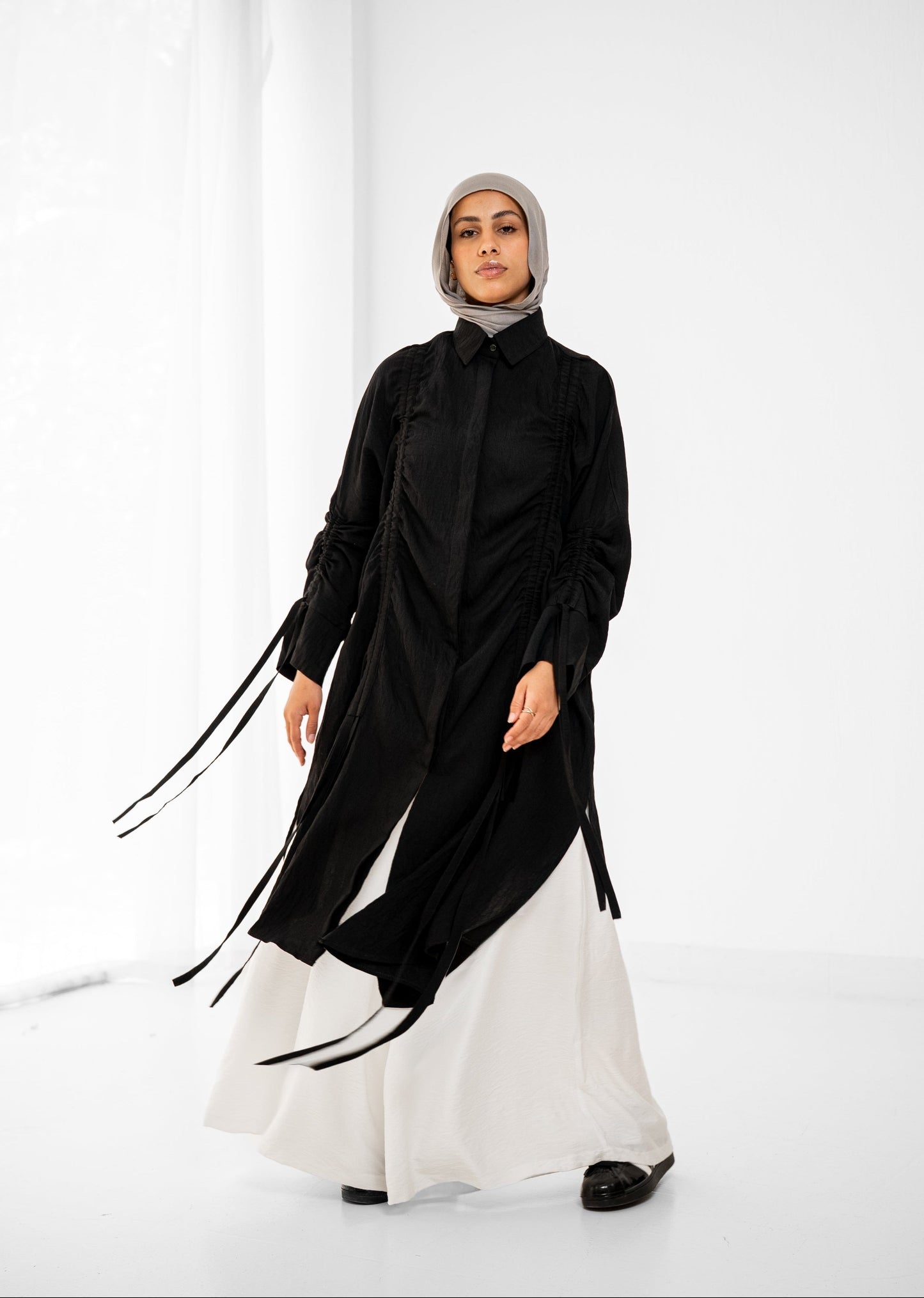 Drape Shirt - Black