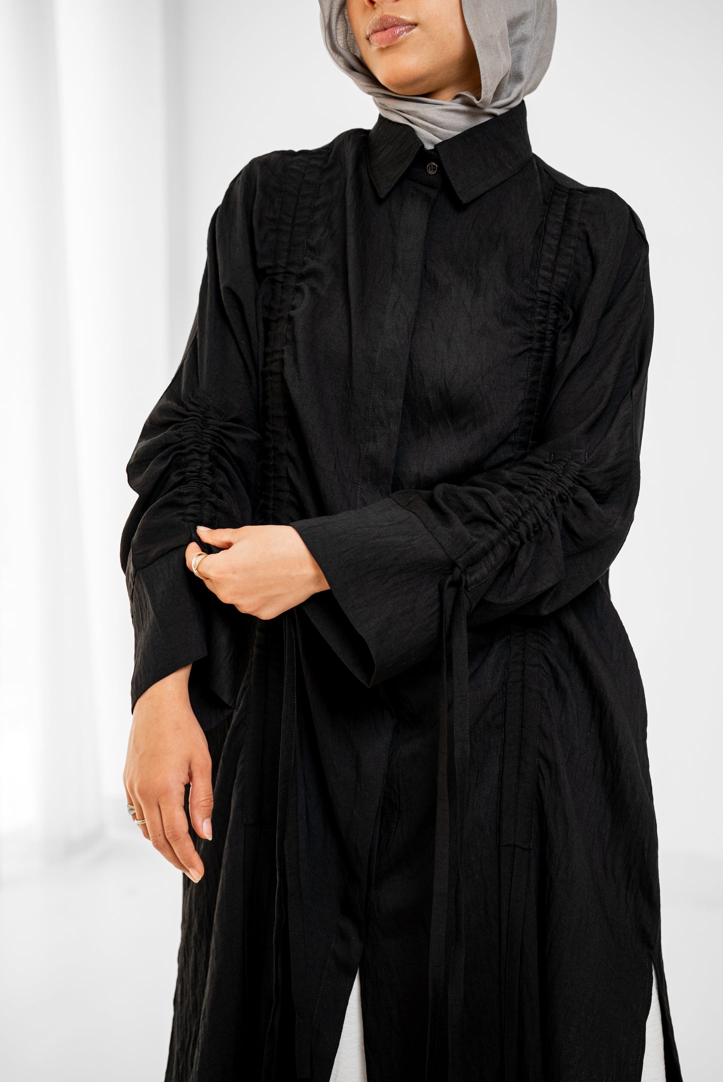 Drape Shirt - Black