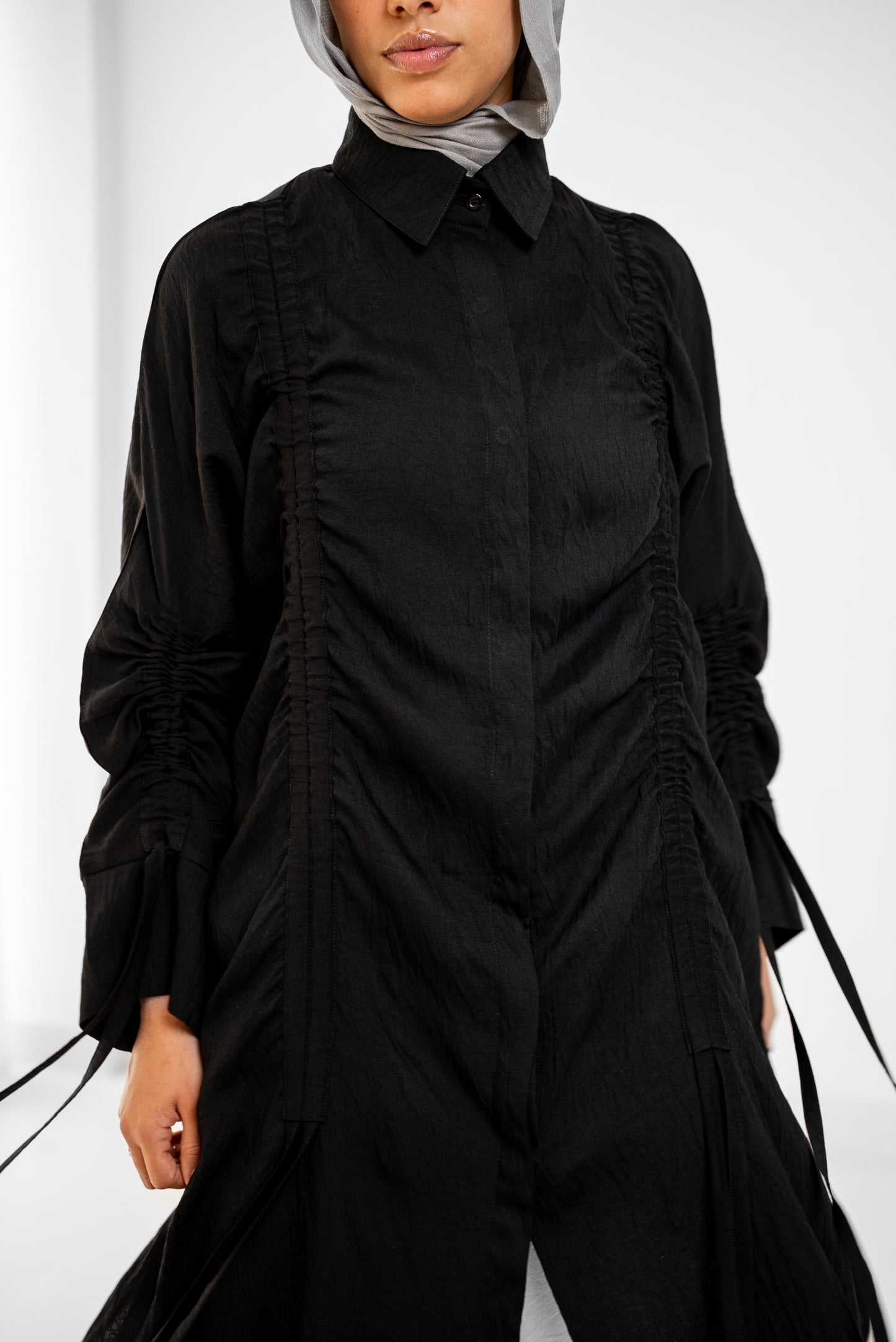 Drape Shirt - Black