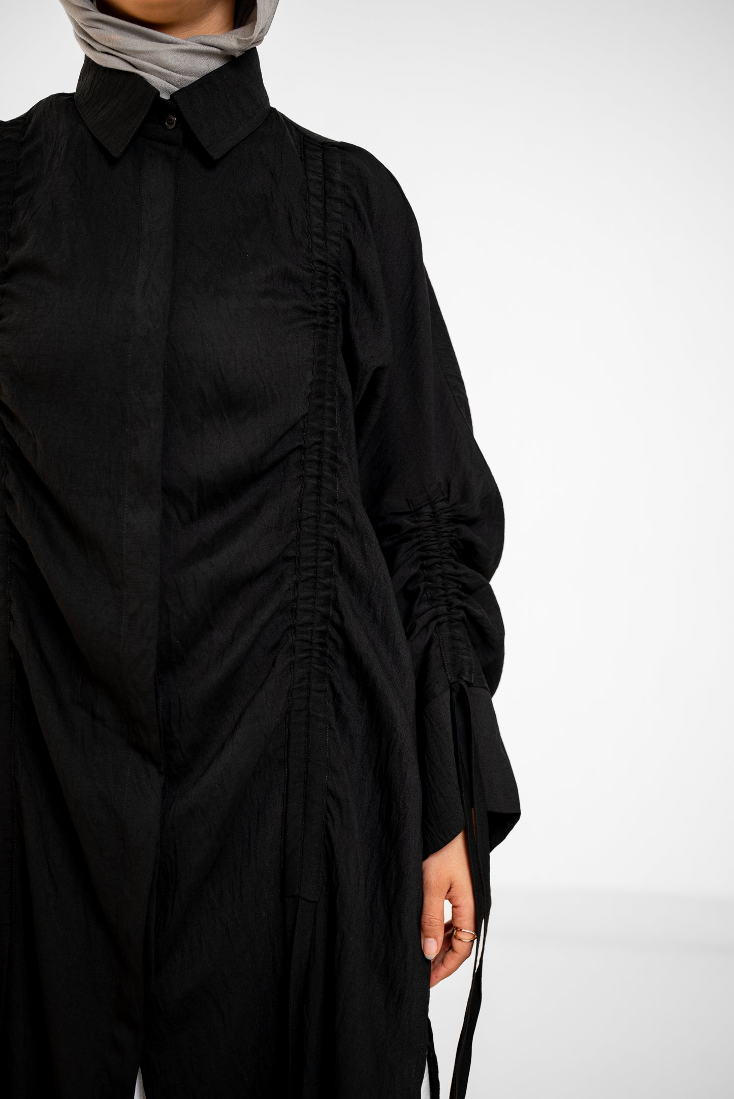 Drape Shirt - Black
