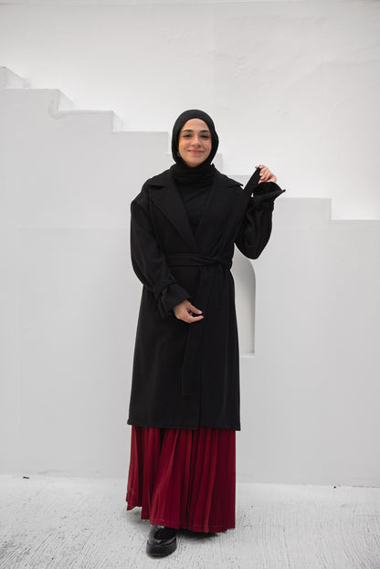 Eternal Elegance Coat - Black