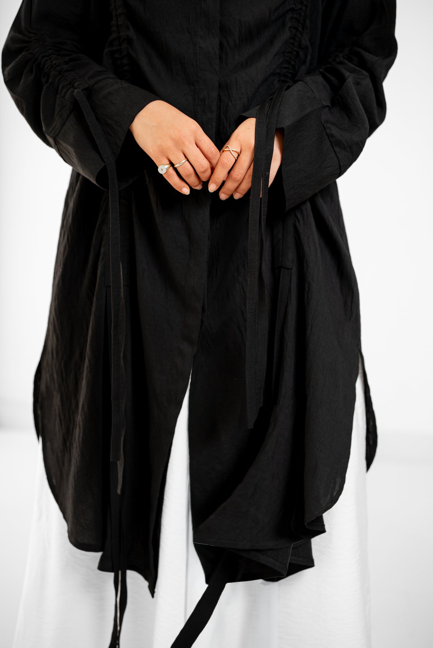Drape Shirt - Black