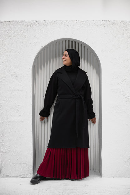 Eternal Elegance Coat - Black