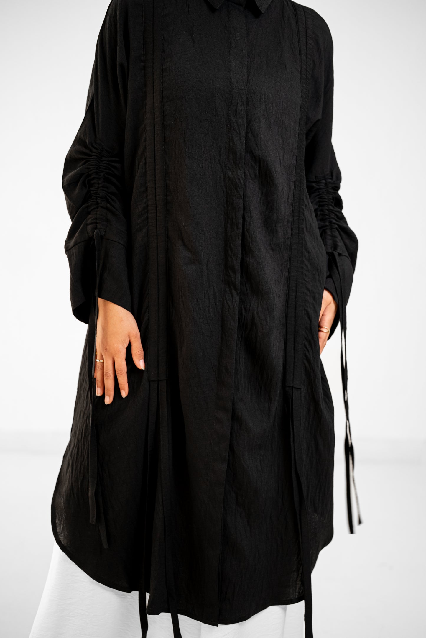 Drape Shirt - Black